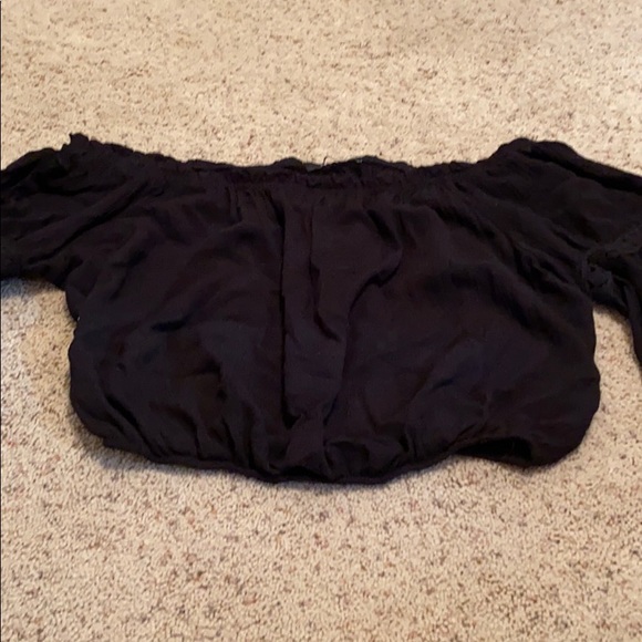 Papaya off the shoulder crop top - Picture 1 of 8